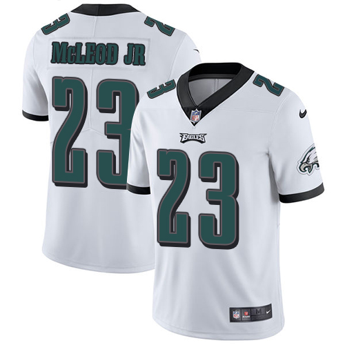 Nike Eagles #23 Rodney McLeod Jr White Youth Stitched NFL Vapor Untouchable Limited Jersey - Click Image to Close